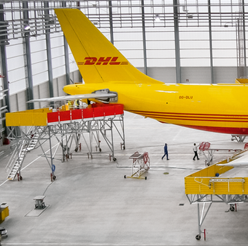 Dock mit fester Höhe für eine A300