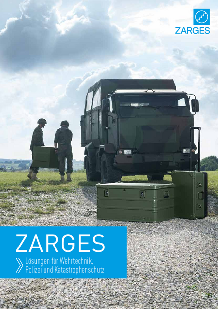 ZARGES Lösungen für Wehrtechnik, Katastrophenschutz & Polizei