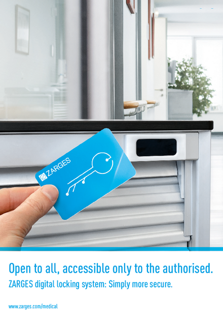 ZARGES digital locking system: Simply more secure.