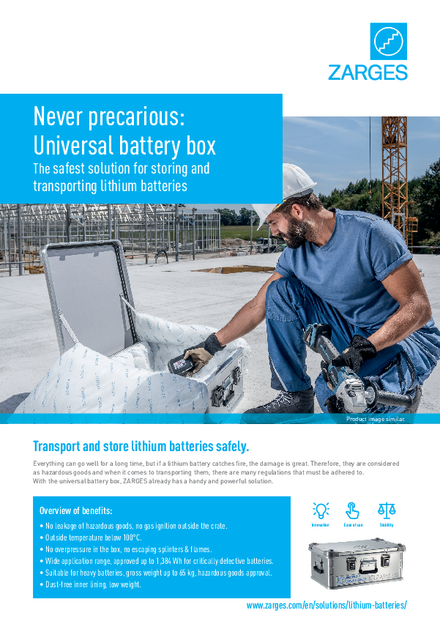 ZARGES Akku Safe Universal