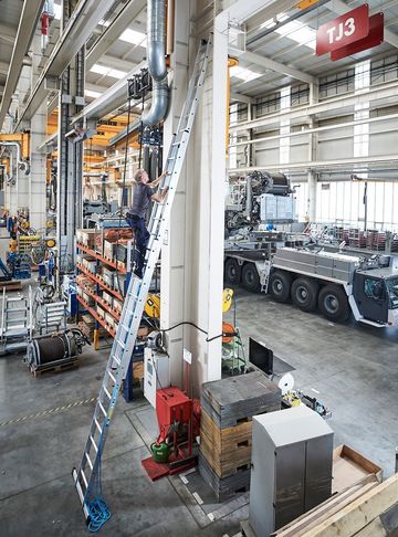 Sprossenleiter für variable Höhen Sprossenleiter für variable Höhen