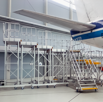 Modulares System an einer B737