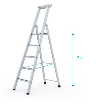 ZARGES einseitig begehbare Stehleiter